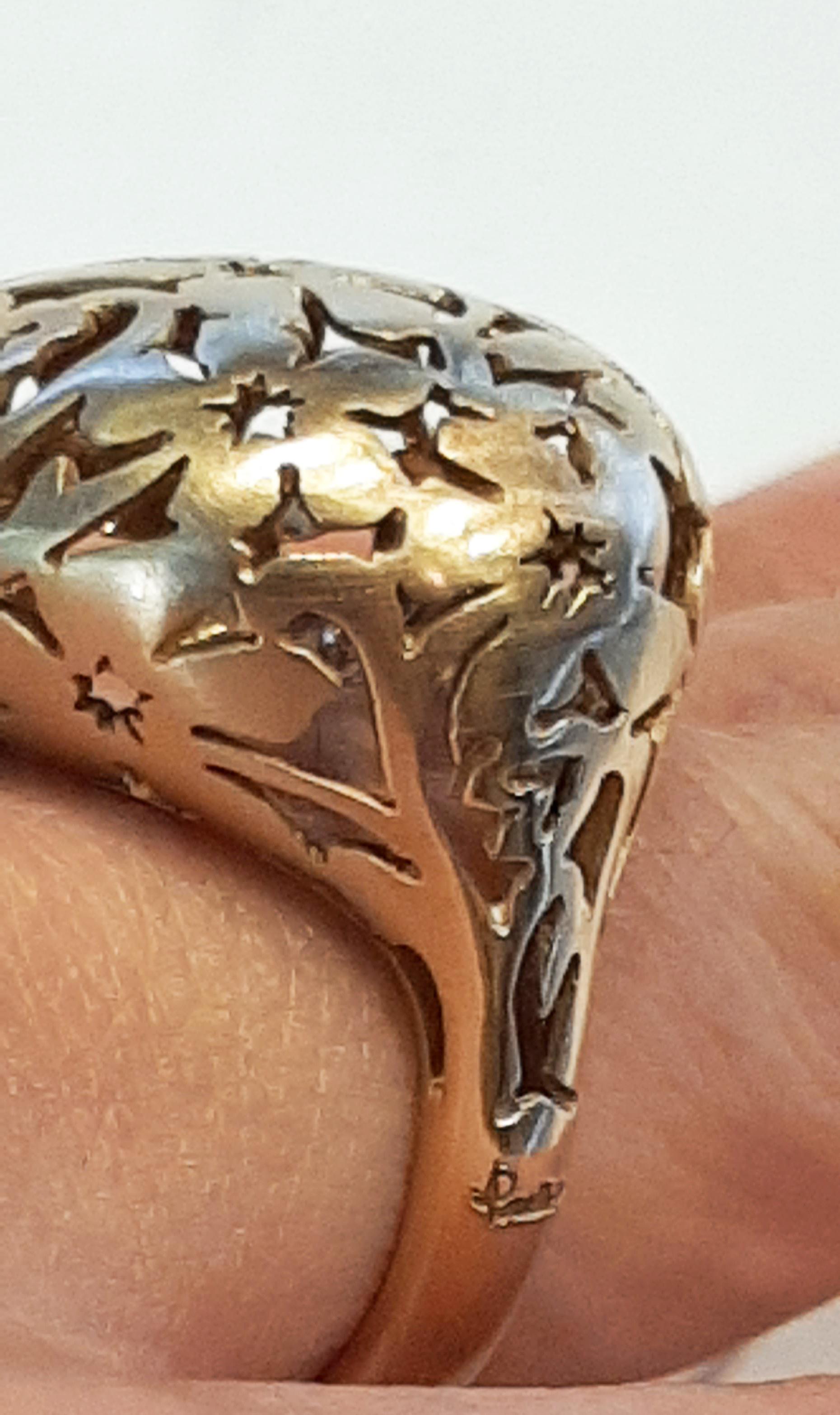 Women's Pomellato Arabesque Collection Ring in 18 Karat Rose Gold