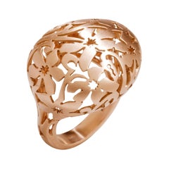 Pomellato, bague de la collection Arabesque en or rose 18 carats