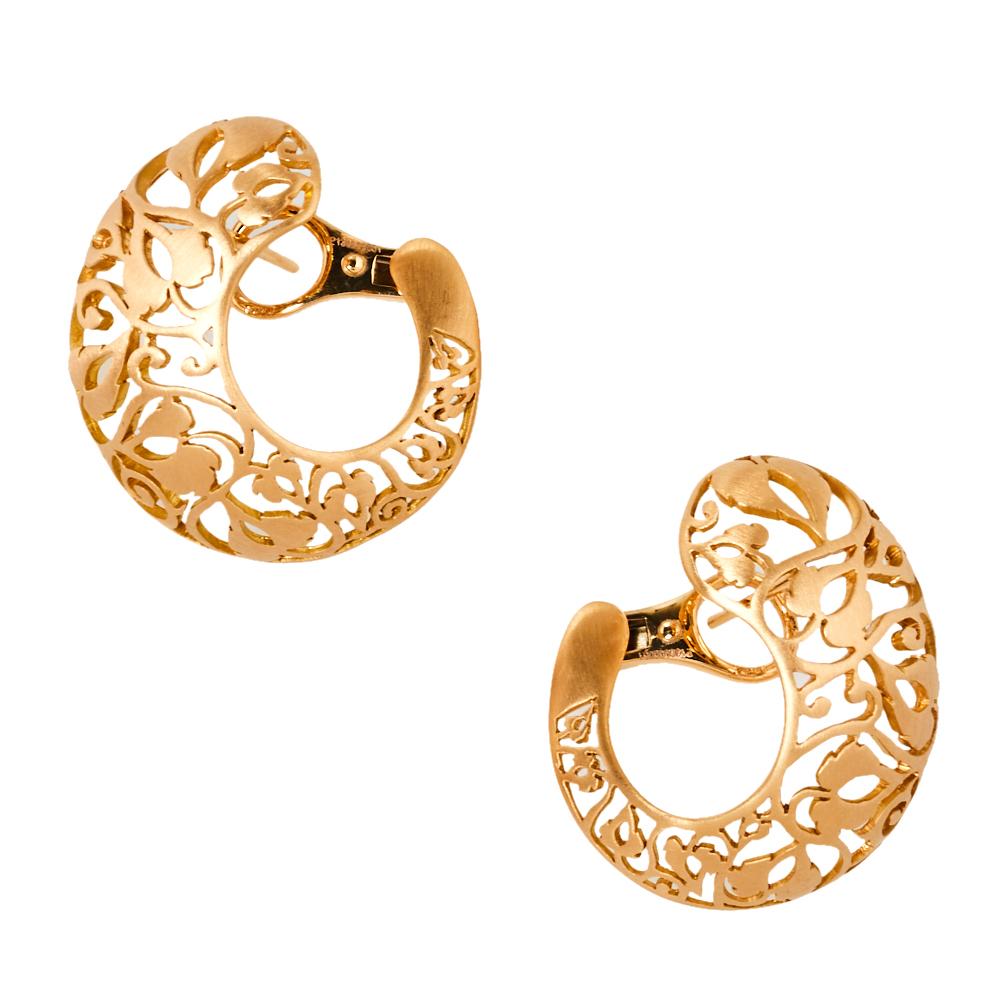 matt finish gold dangle earrings 18k gold plated gold coin SAINTY Polymer Clay Earrings handmade