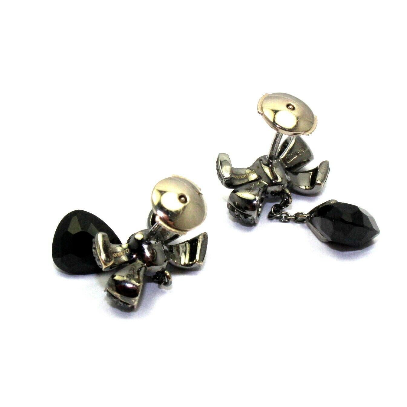 pomellato black diamond earrings
