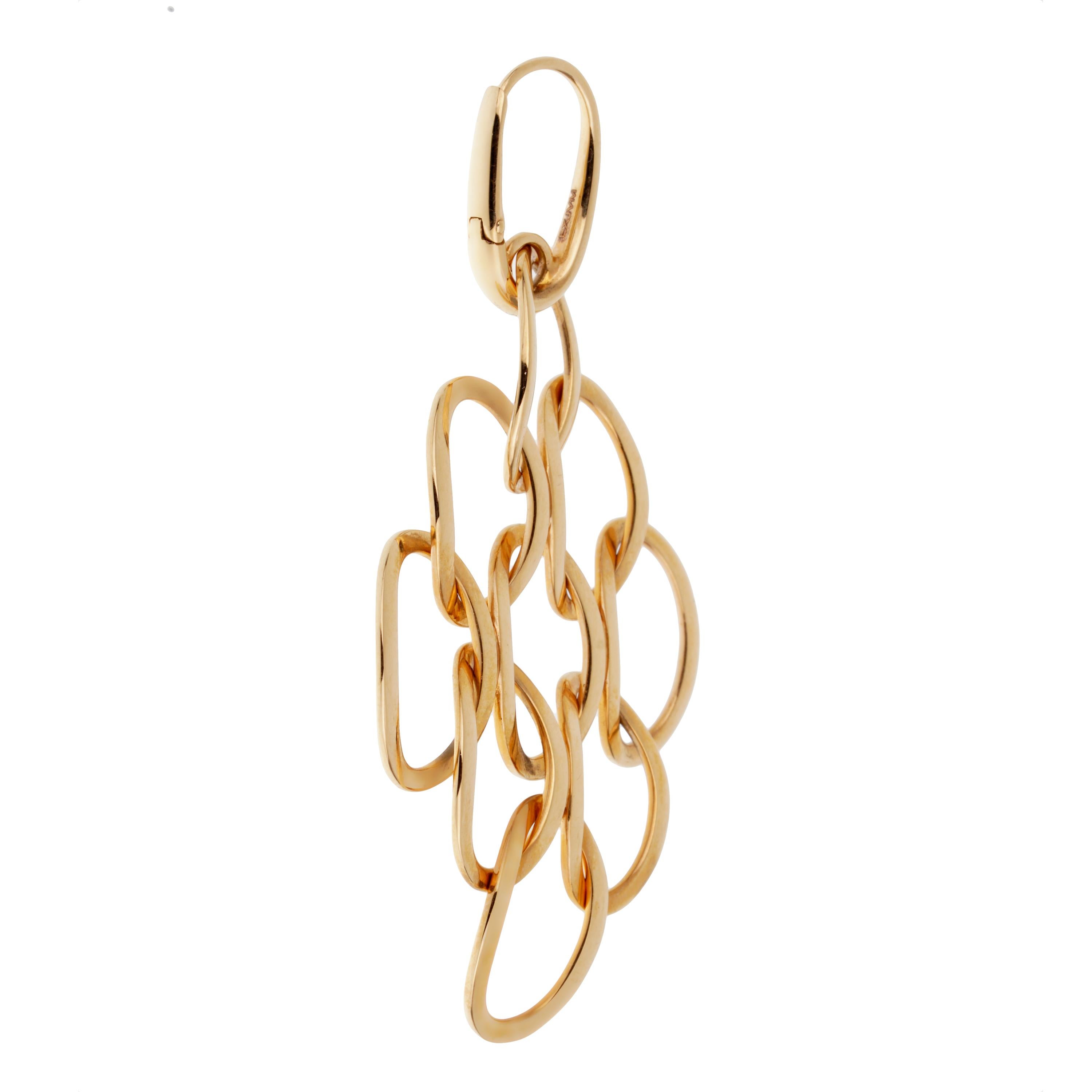 Orecchini pendenti in oro rosa 18k di Pomellato Brera In condizioni Nuovo in vendita a Feasterville, PA
