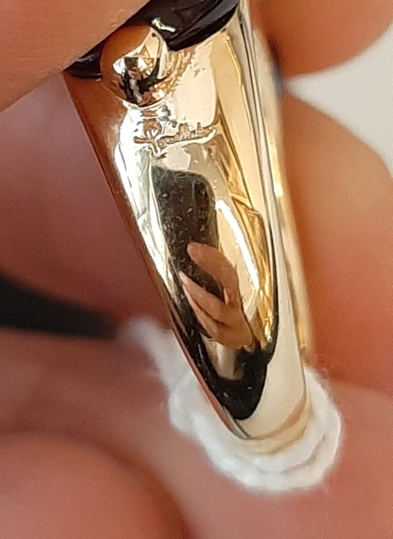 Pomellato Capri Ring in 18 Karat Rose Gold with Onyx and Red Tourmaline 1