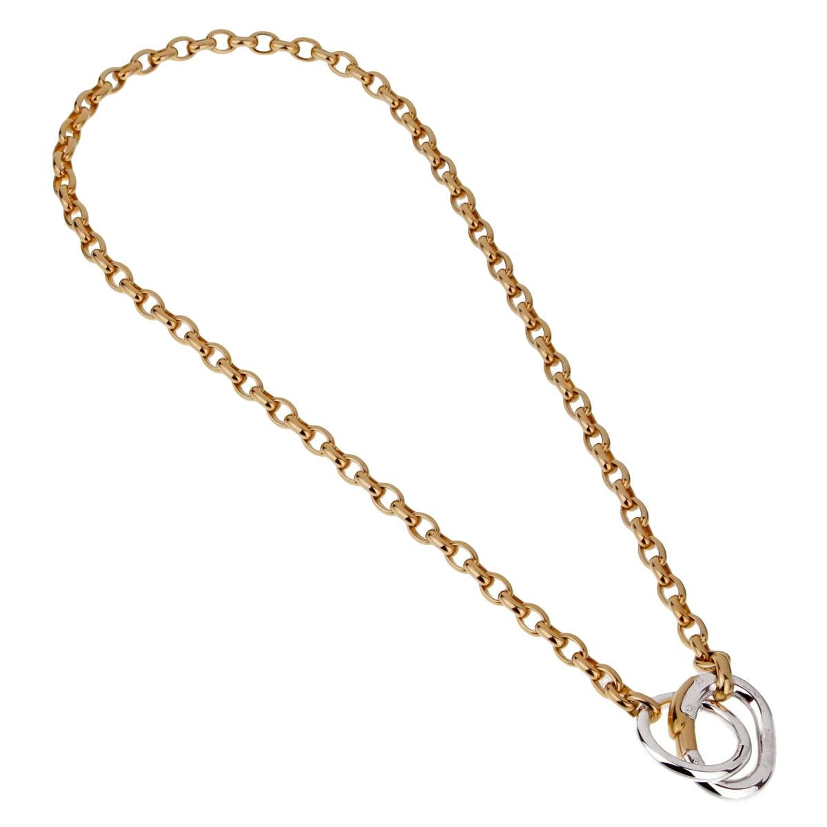Pomellato Chain Link Yellow Gold Necklace