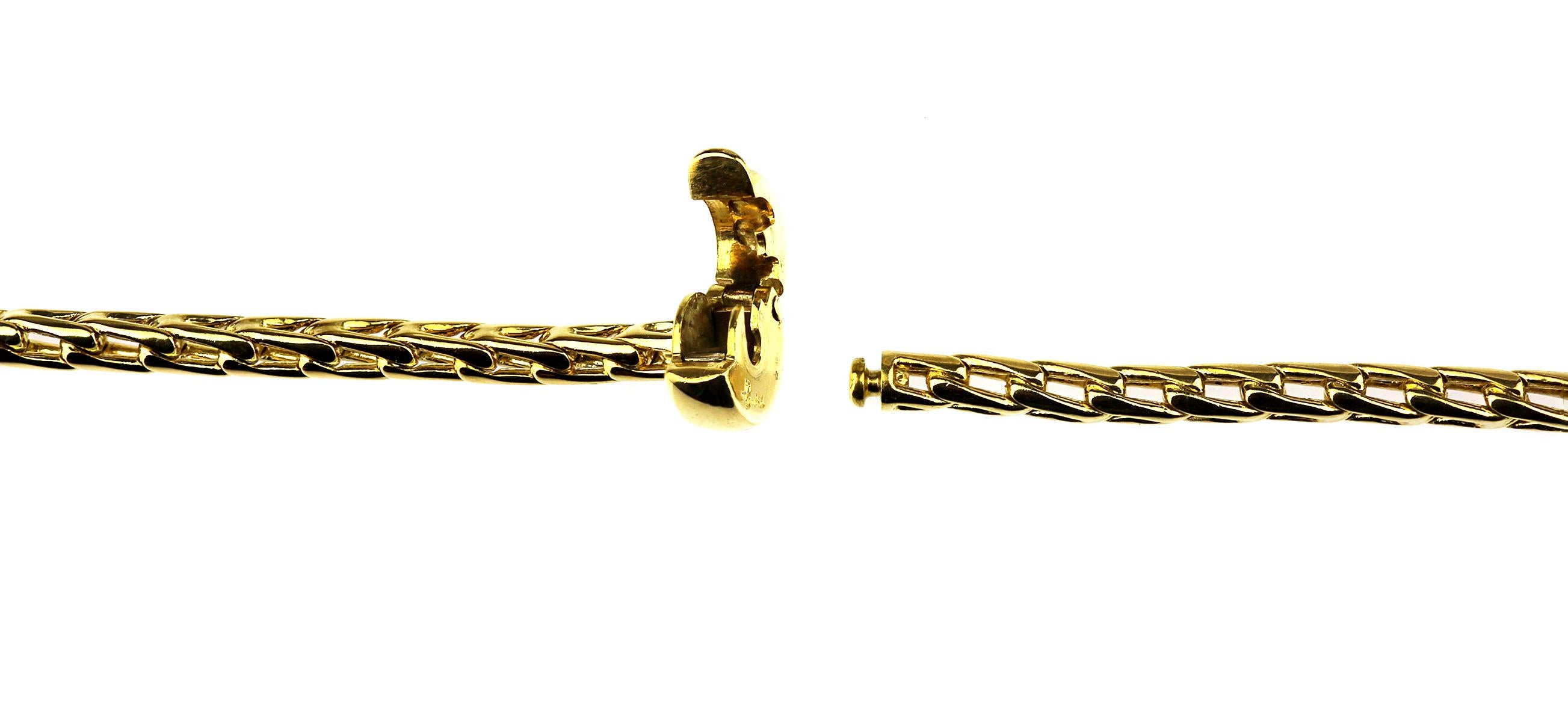 Pomellato Chain/Necklace in 18 Carat Yellow Gold, Gents/Ladies In Excellent Condition For Sale In London, GB