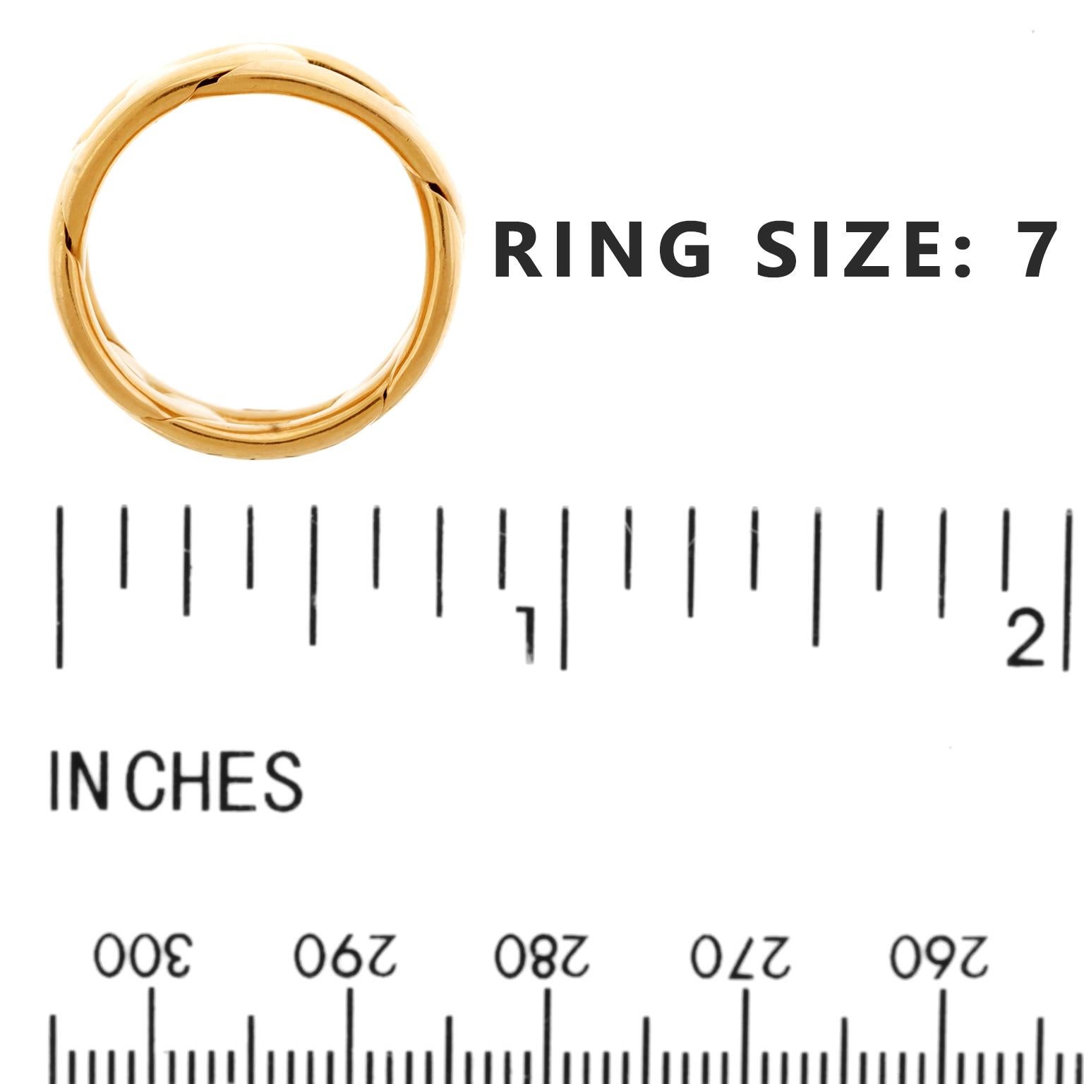 Pomellato Chain Ring, Yellow Gold For Sale 2