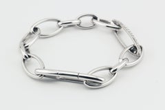 Pomellato, bracelet en or blanc 18 carats et diamants