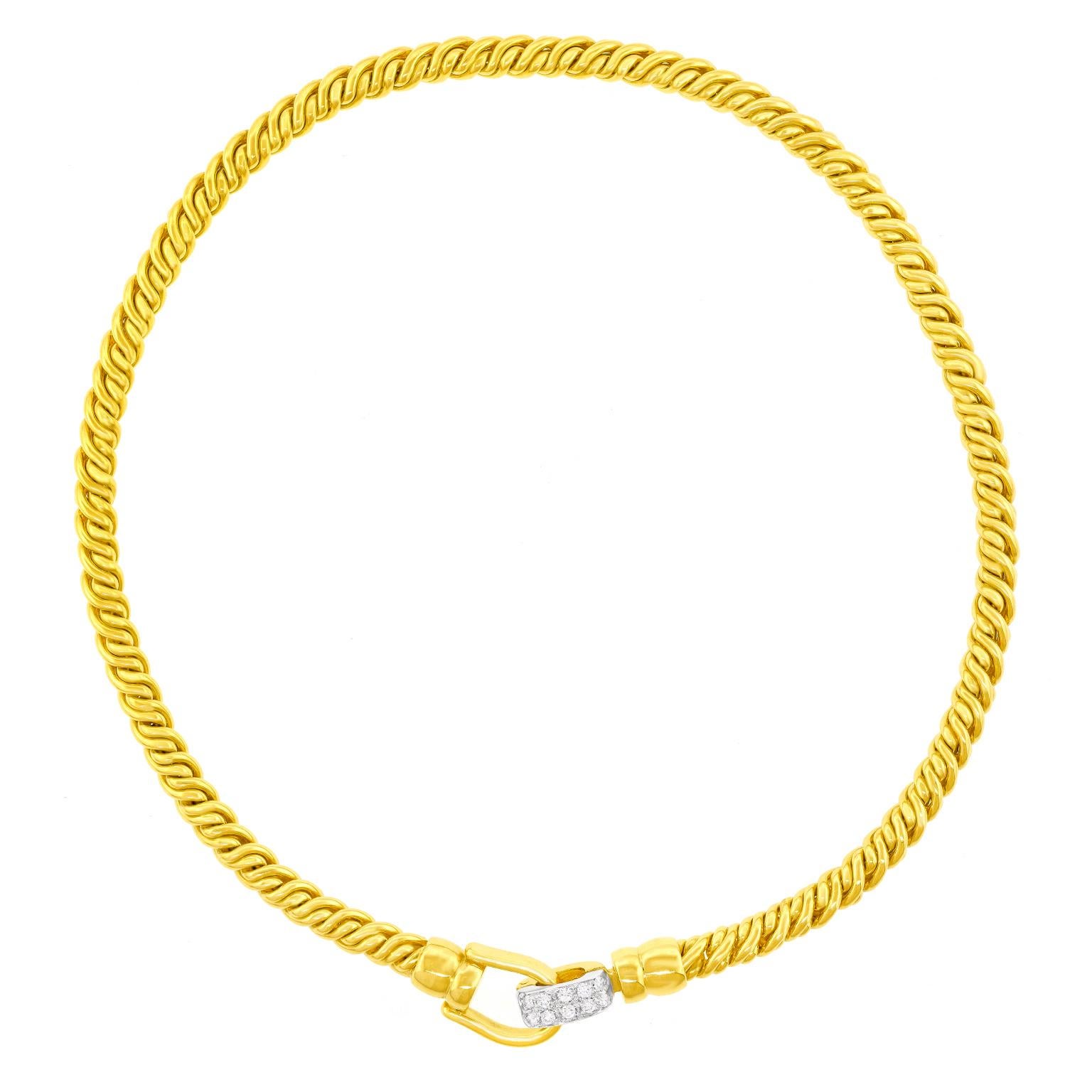 Taglio brillante Collana con diamanti a Pomellato