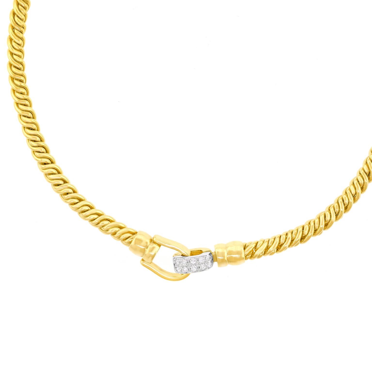 Collana con diamanti a Pomellato 2