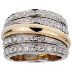 Pomellato Diamond Cocktail Gold Ring
