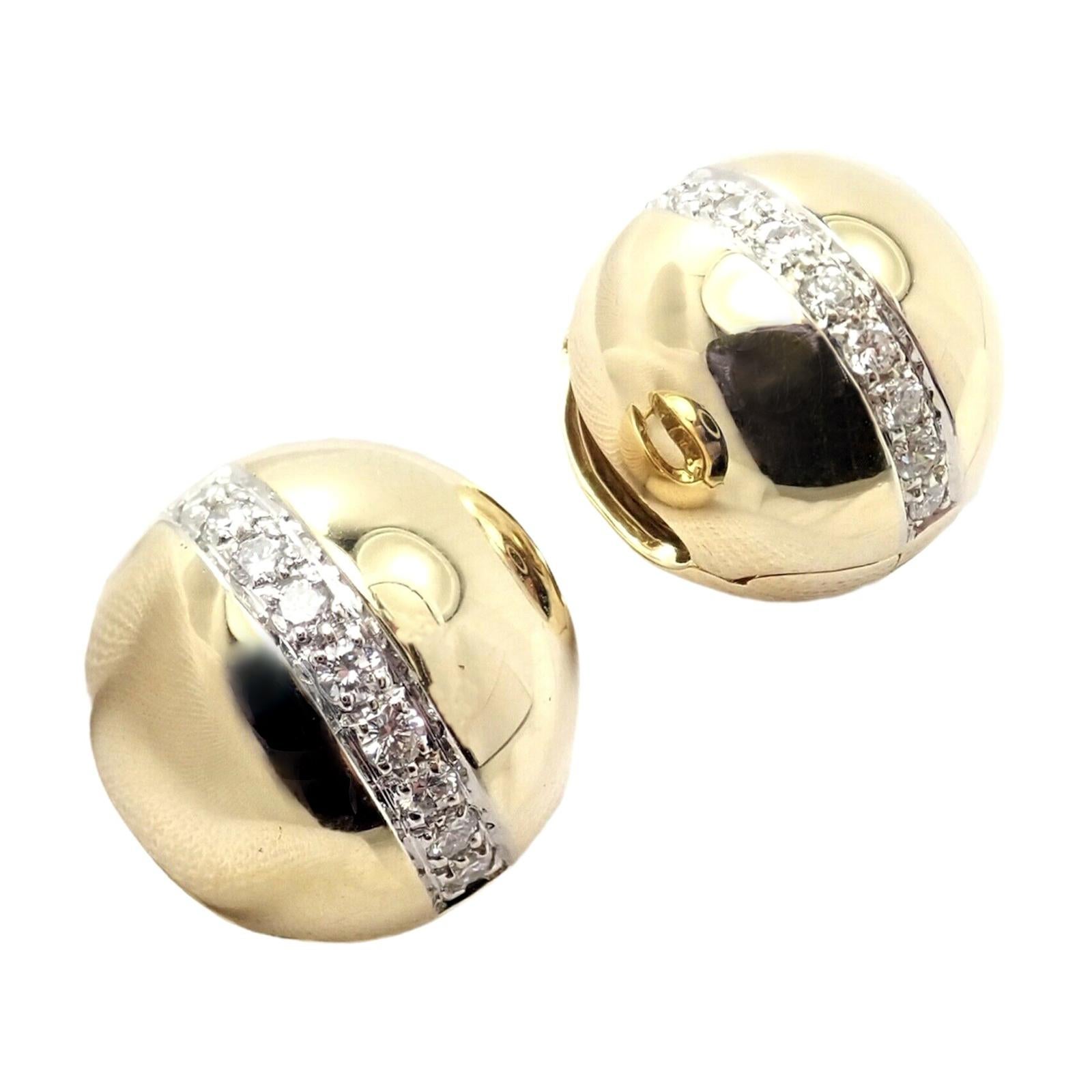 Pomellato Diamond Globe Hug Earrings