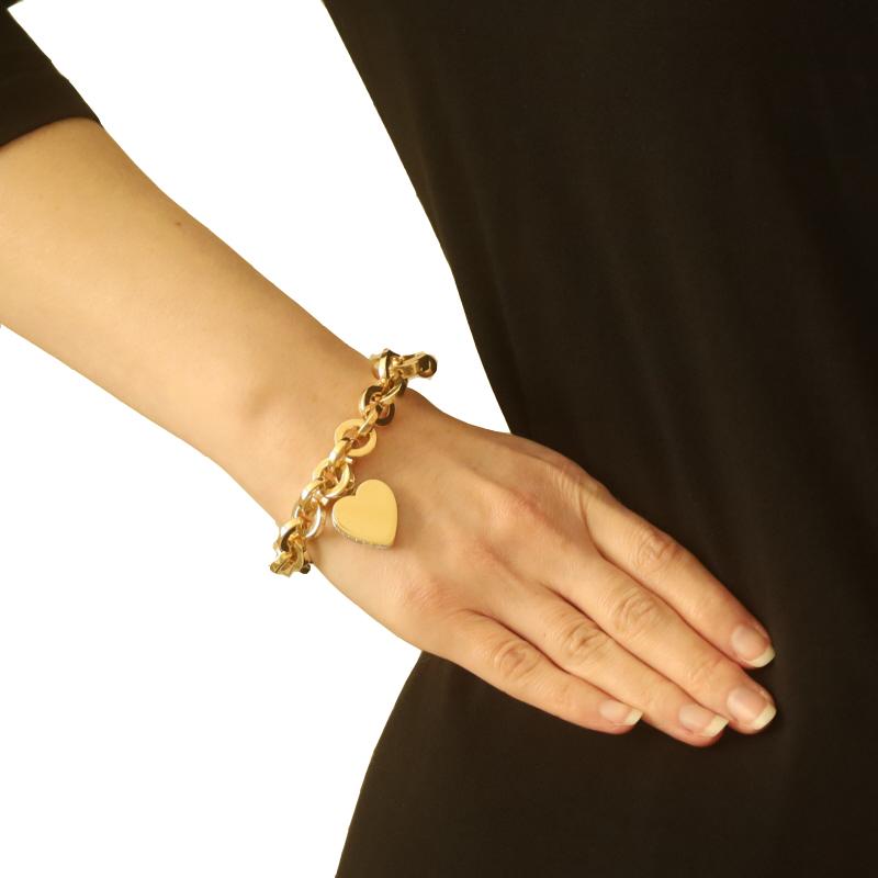 Pomellato Diamant-Herz-Armband 7 1/4
