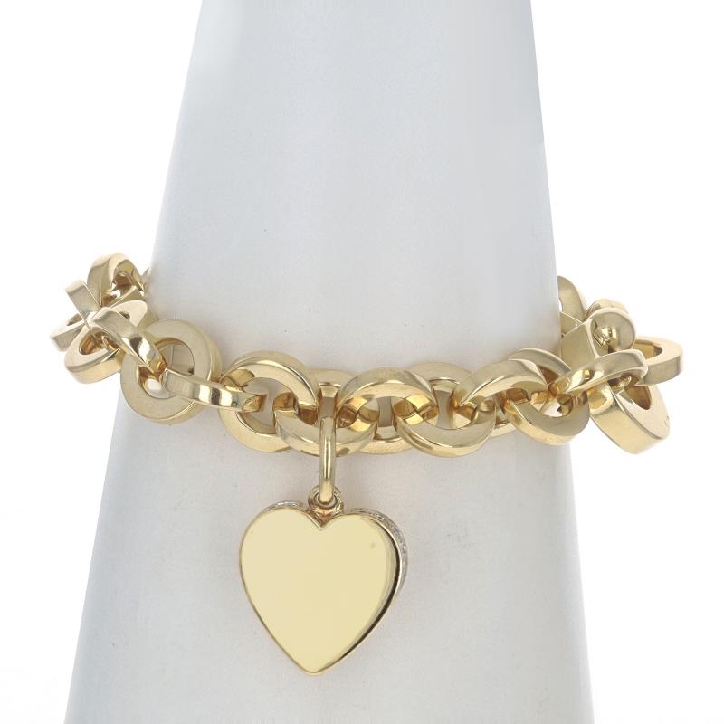 Pomellato Diamant-Herz-Armband 7 1/4
