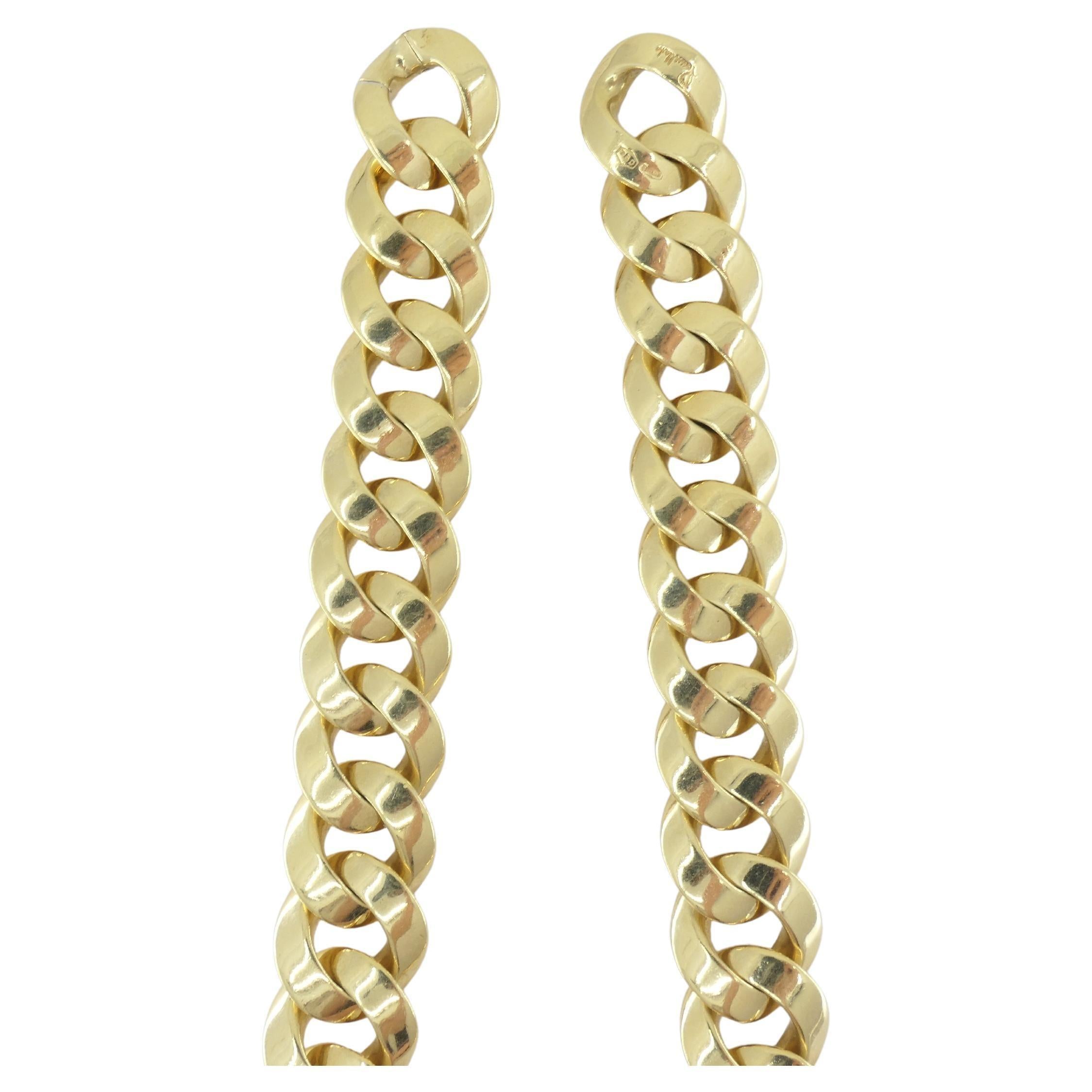 Collana con diamanti di Pomellato in oro 18 carati con catena Curblink in vendita 3