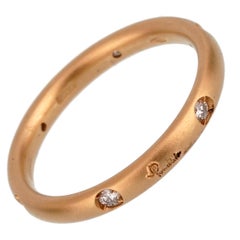 Pomellato Diamond Rose Gold Band Ring