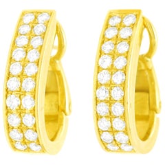 Pomellato Diamond-Set Gold Earrings