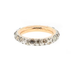 Pomellato Diamond Tango Ring in Two-tone Gold and Silver