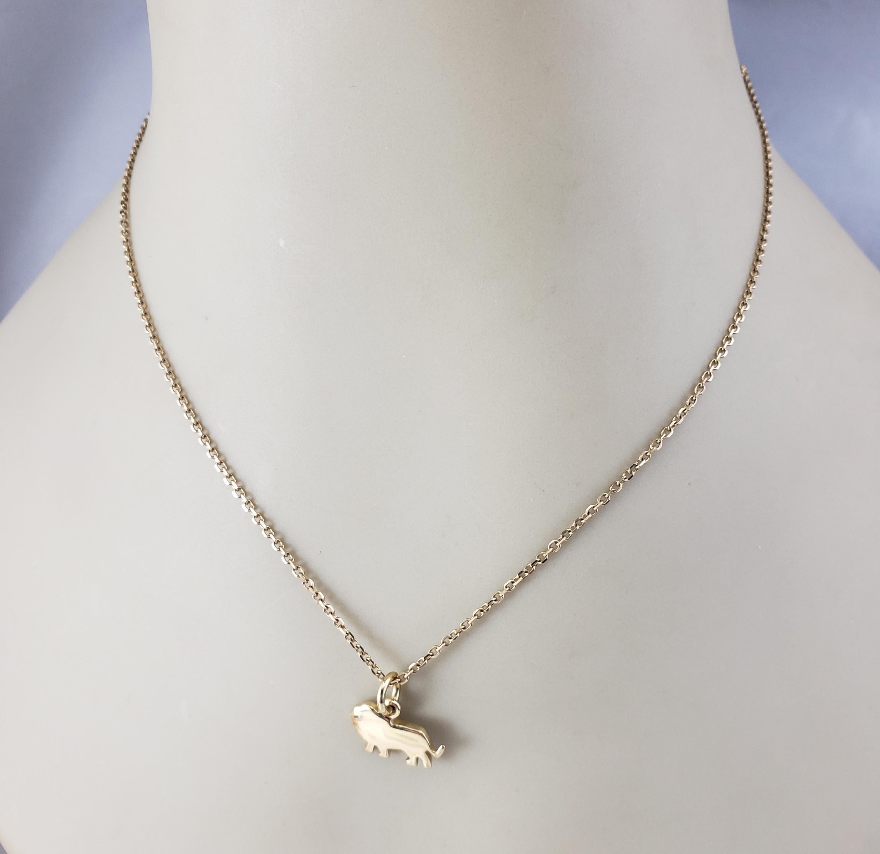 Pomellato Dodo Charm Lion en or jaune 18 carats #21136 en vente 1