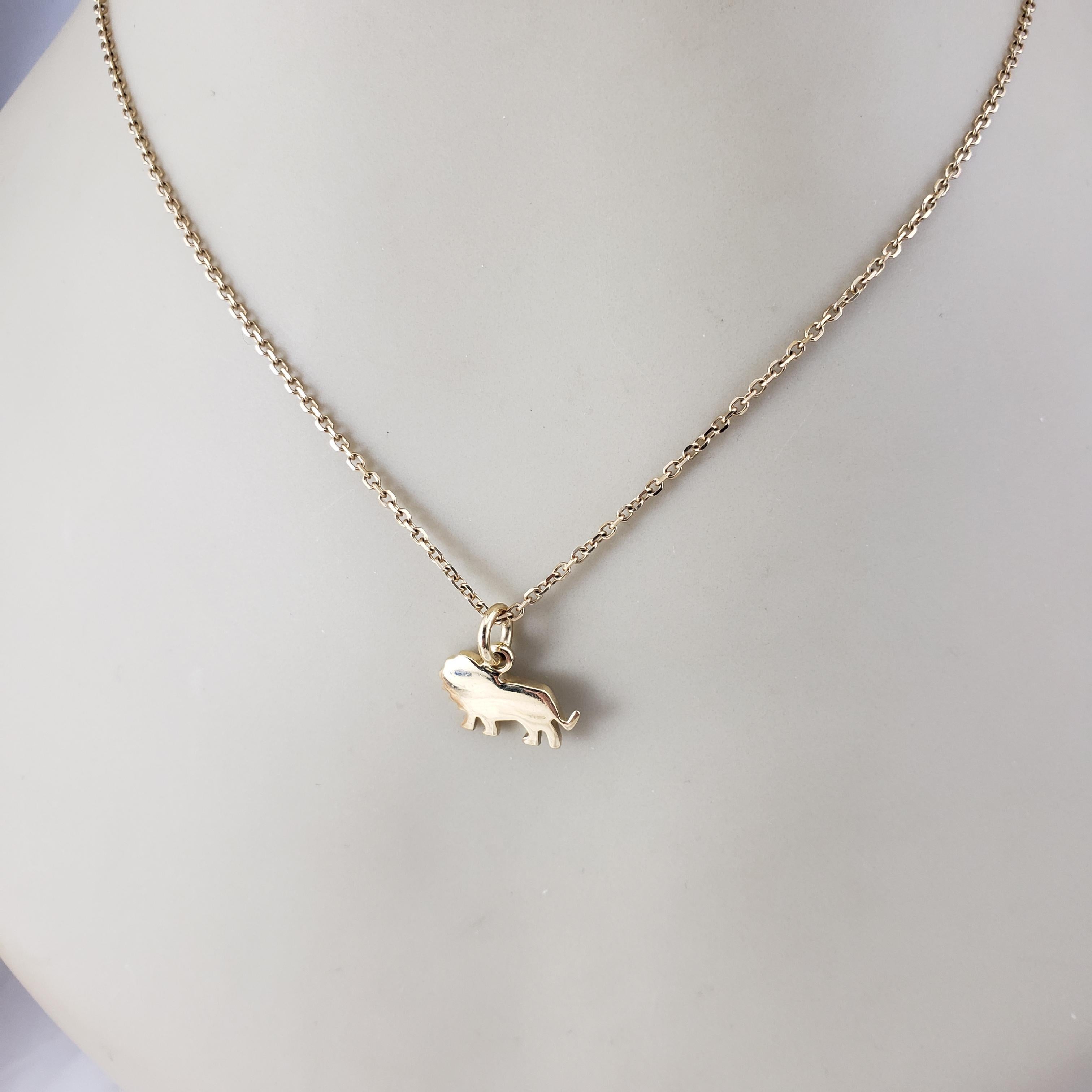Pomellato Dodo Charm Lion en or jaune 18 carats #21136 en vente 2