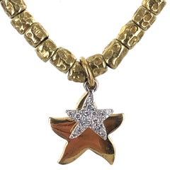 Pomellato Dodo Collection Diamond Star Pendant Necklace