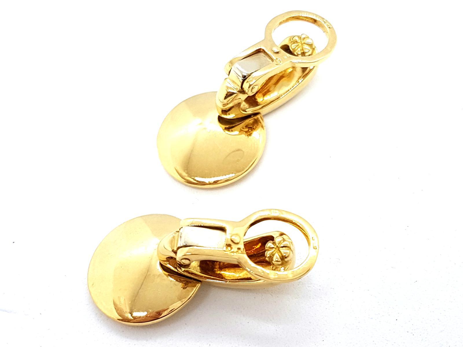 Women's Pomellato Drop Earrings Yellow Gold