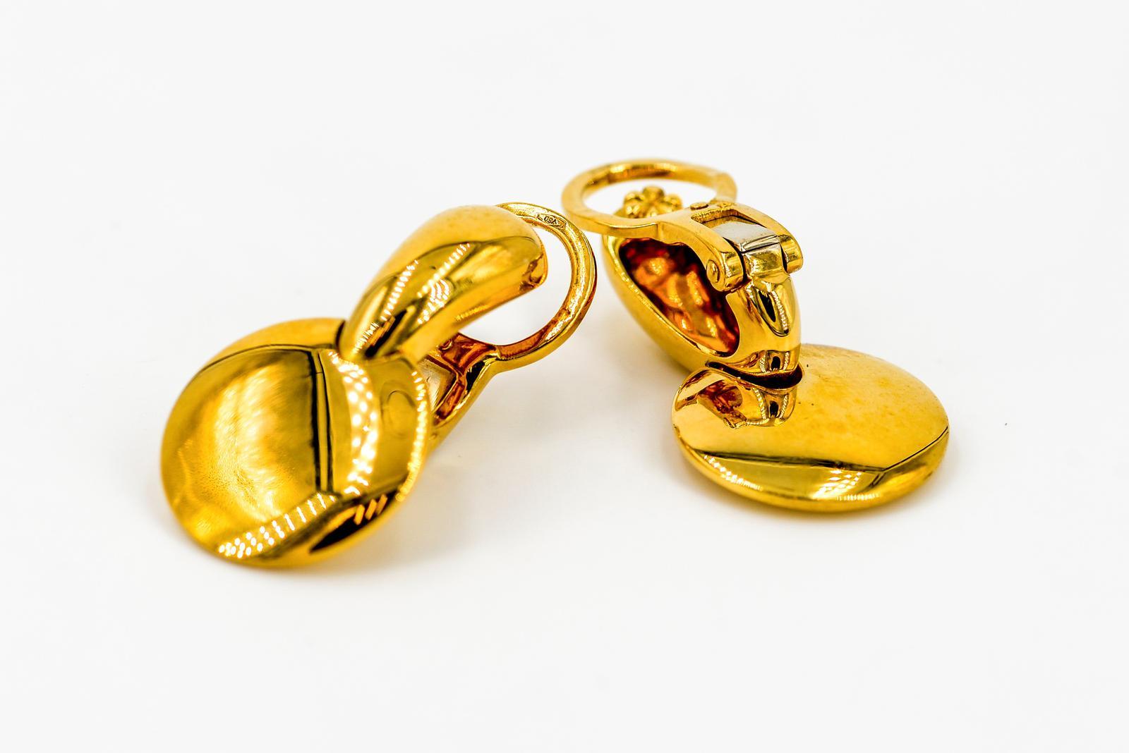 Pomellato Drop Earrings Yellow Gold 5