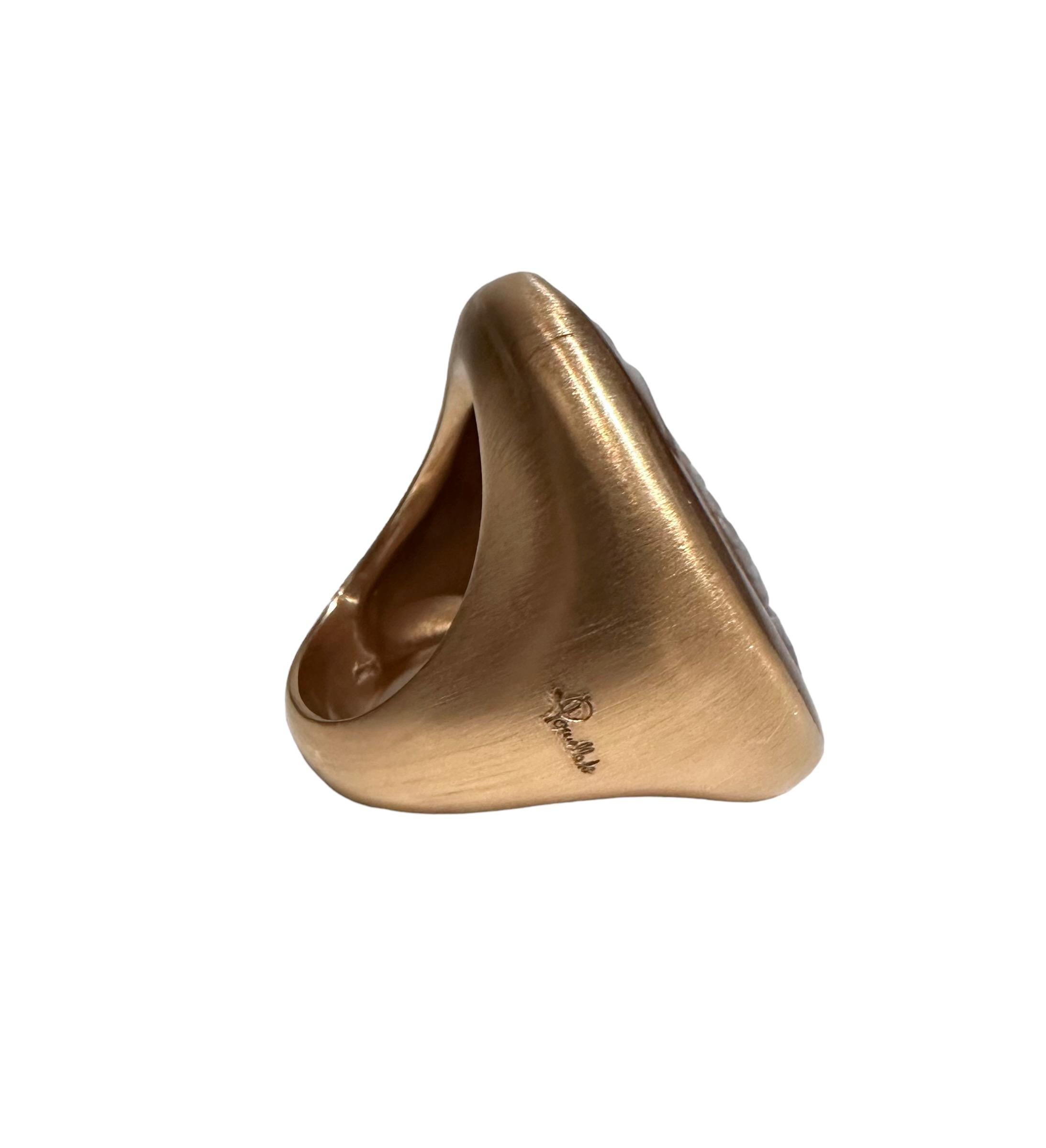 Pomellato Eva Cameo Schlange 18k Roségold Unisex-Ring 3
