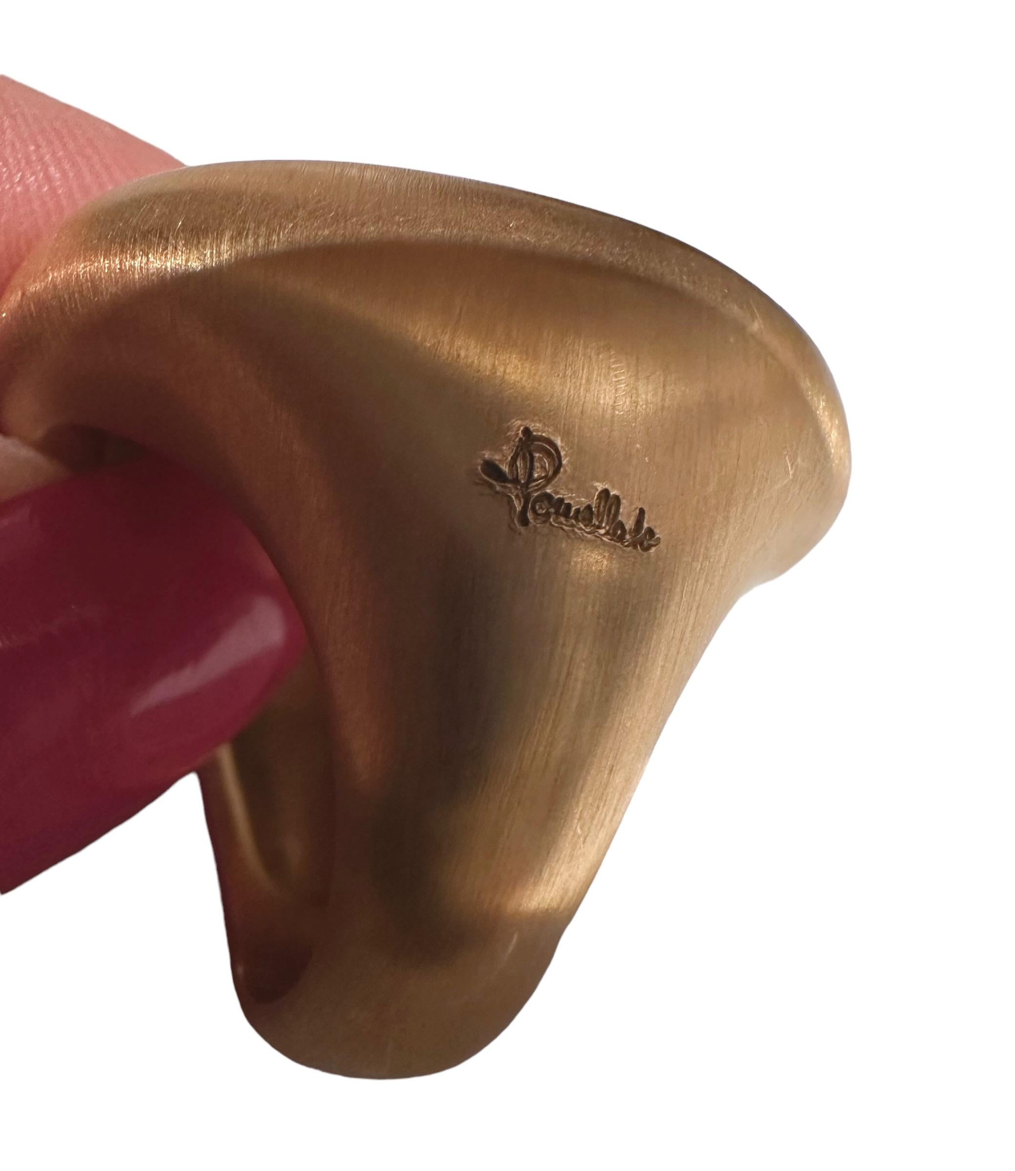 Pomellato Eva Cameo Schlange 18k Roségold Unisex-Ring 4