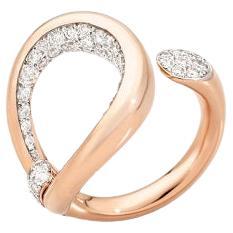 Pomellato Fantina 18K Rose Gold Ring AC0090O7WHRDB000 For Sale