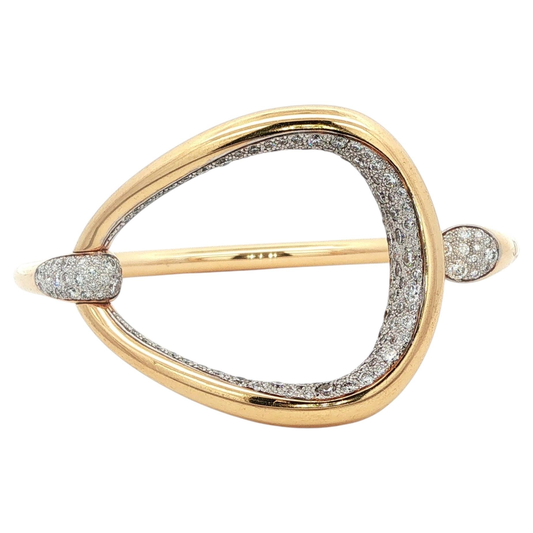 Pomellato Fantina Diamantarmband aus 18 Karat Roségold im Angebot