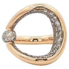 Pomellato Fantina Diamond Ring 18K Yellow Gold