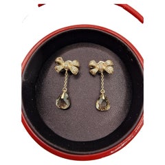 Pomellato Forever Collection Earrings Gold, Diamonds and Quarz
