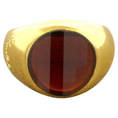 Pomellato Garnet 18k Yellow Gold Ring