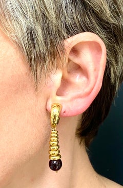 Pomellato Garnet Earrings Gold