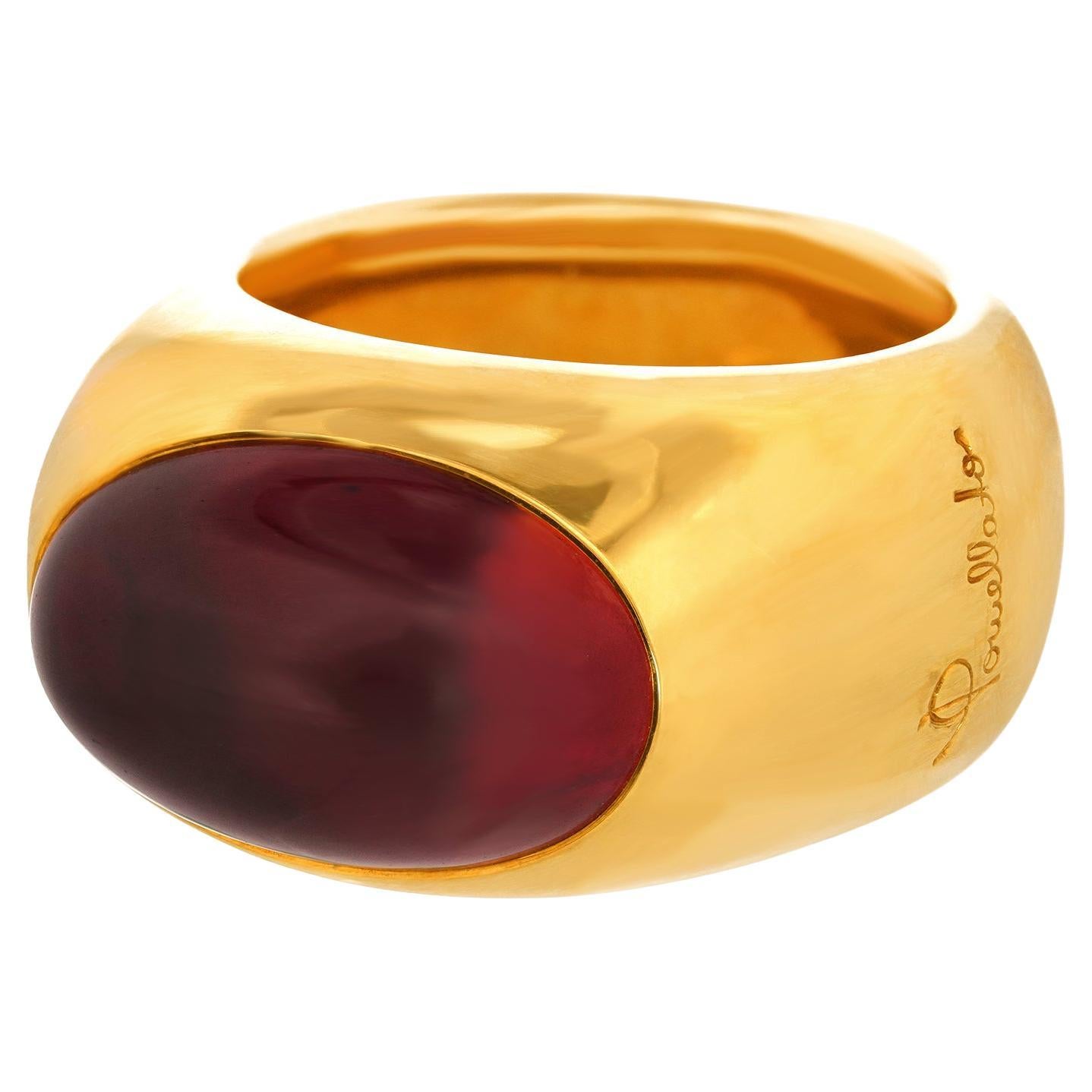 Pomellato Garnet Ring 18k For Sale