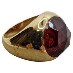 Pomellato Garnet Yellow 18 Karat Gold Ring