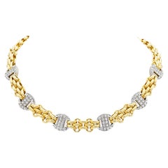 Pomellato Gold and Diamonds Links Necklace