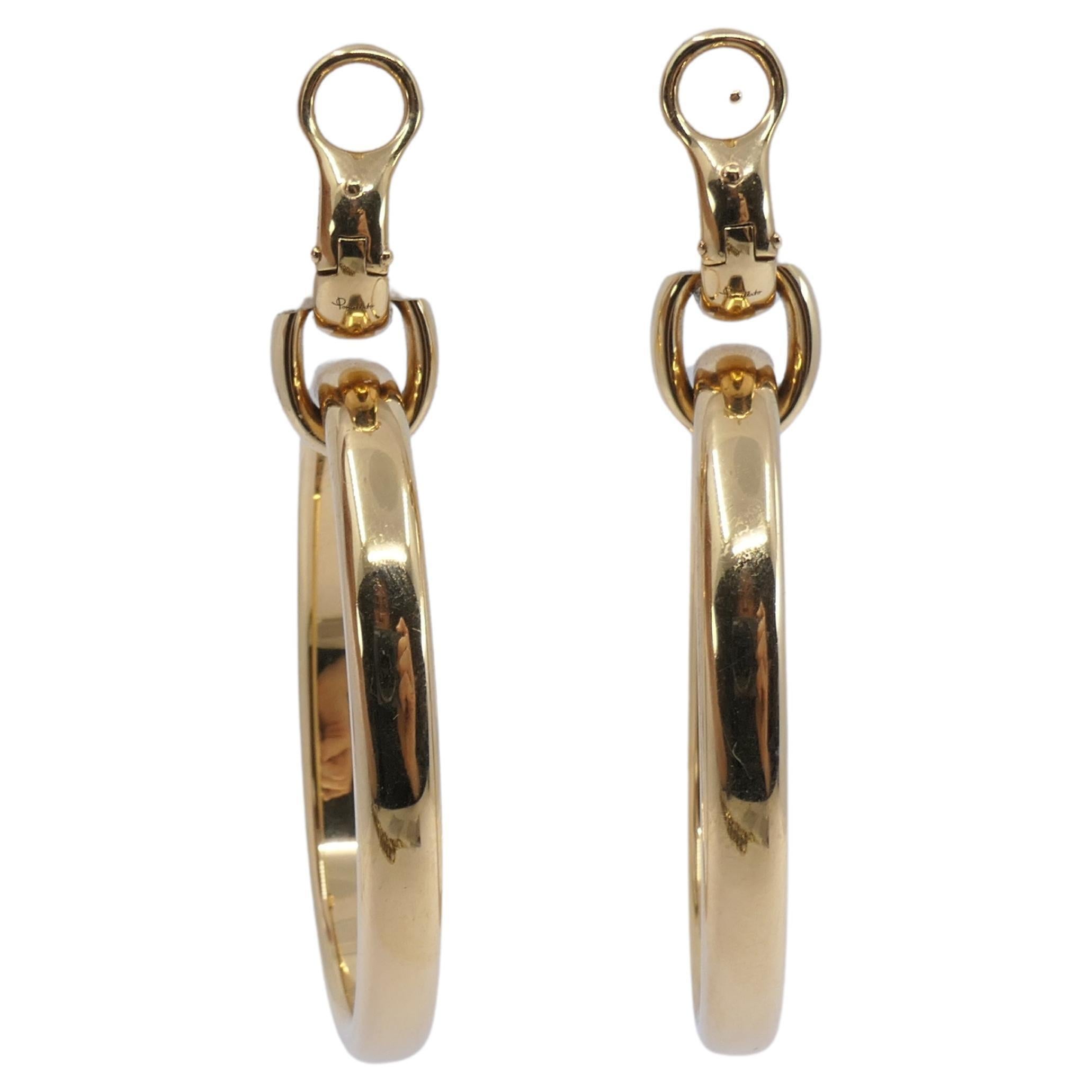 Pomellato 18k Gold Dangling Earrings  For Sale 1