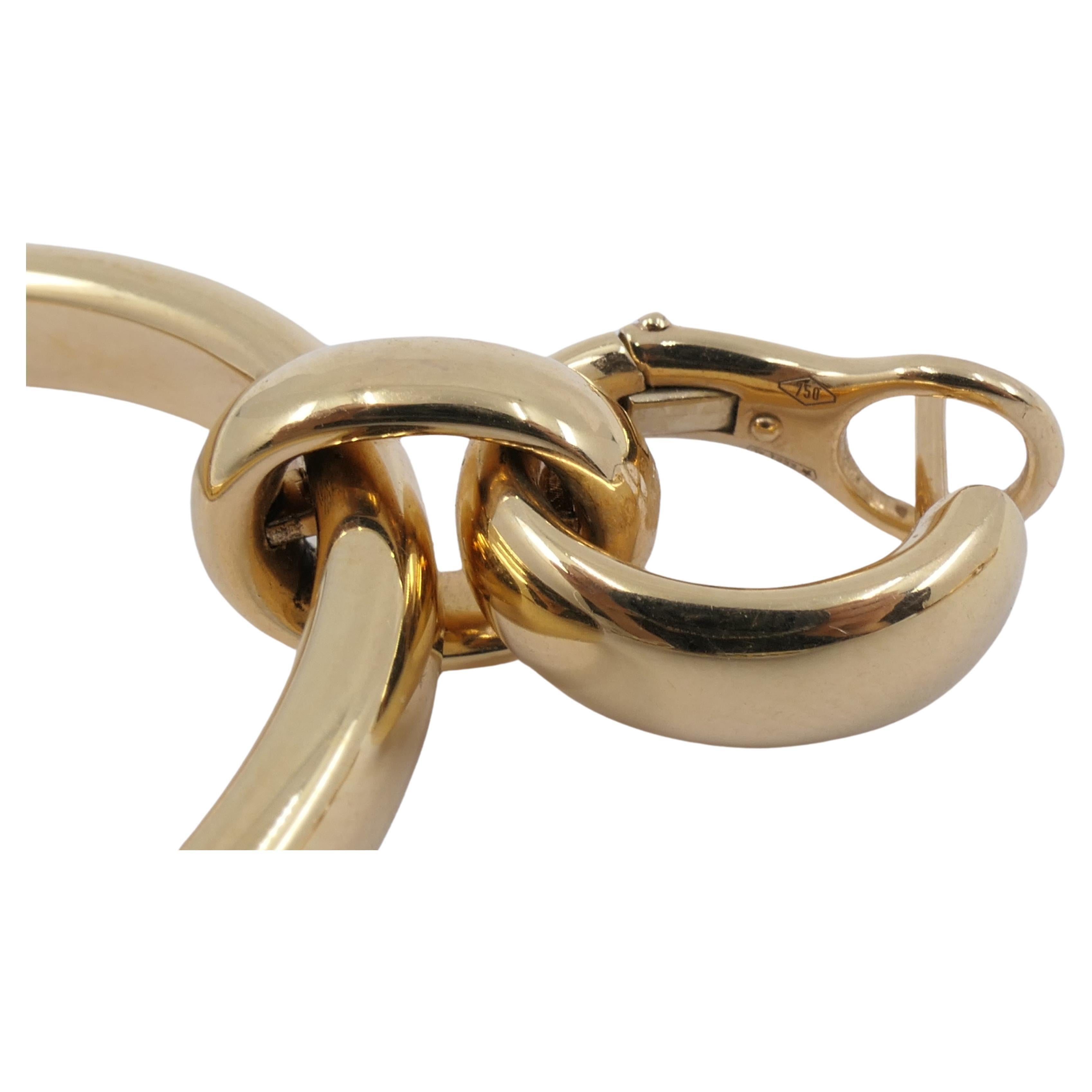 Pomellato 18k Gold Dangling Earrings  For Sale 2