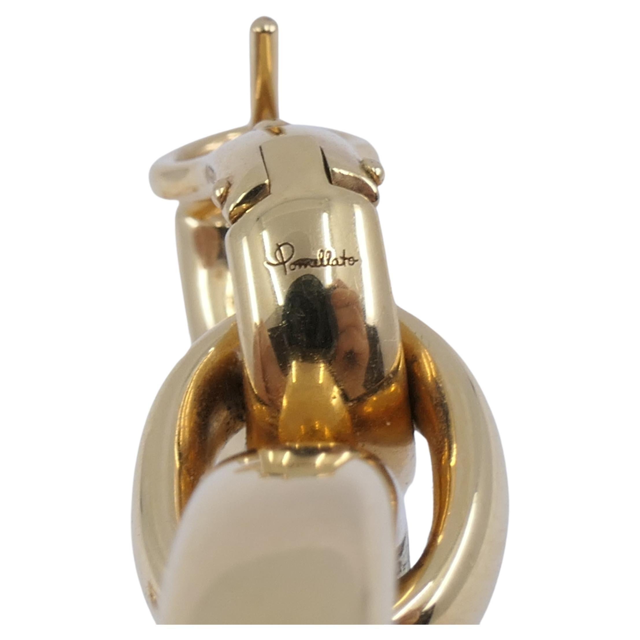 Pomellato baumelnde Ohrringe aus 18 Karat Gold  im Angebot 3