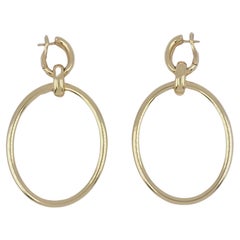 Used Pomellato 18k Gold Dangling Earrings 