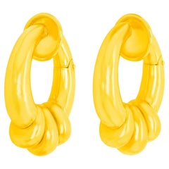 Vintage Pomellato Gold Earrings 