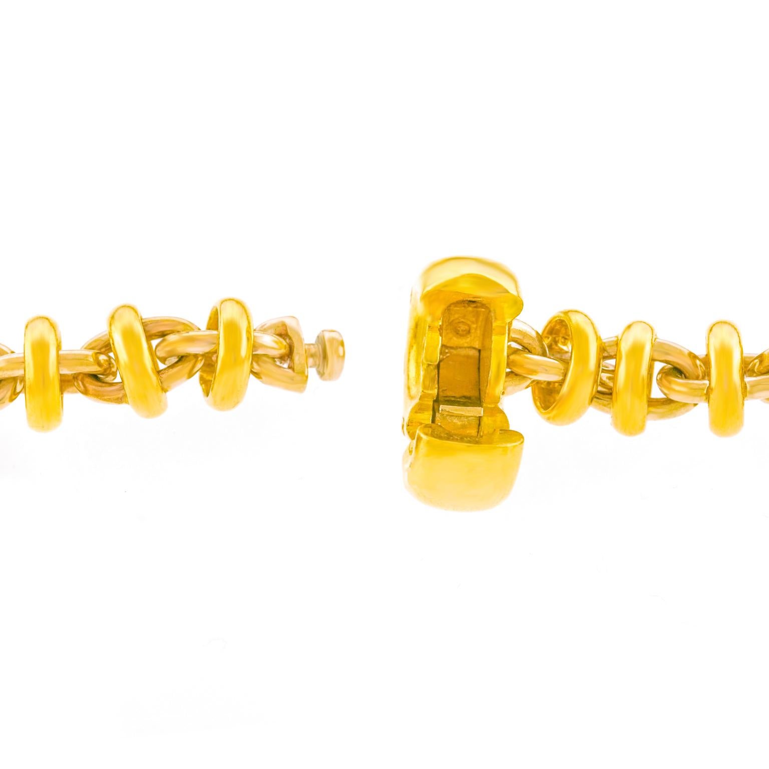 Pomellato Gold Link Necklace 18k Italy 2