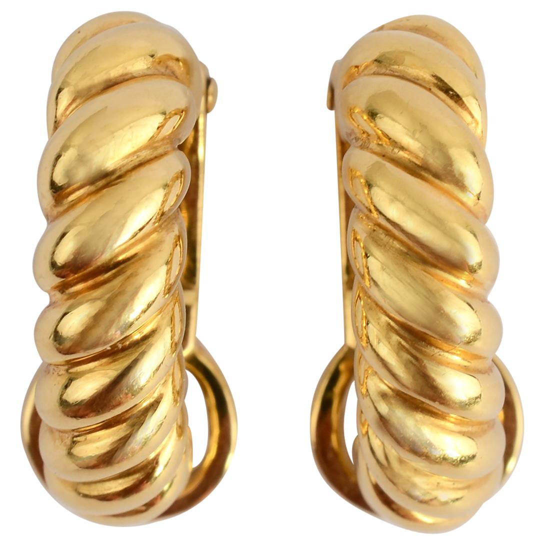 Pomellato Half Hoop Oval Earrings