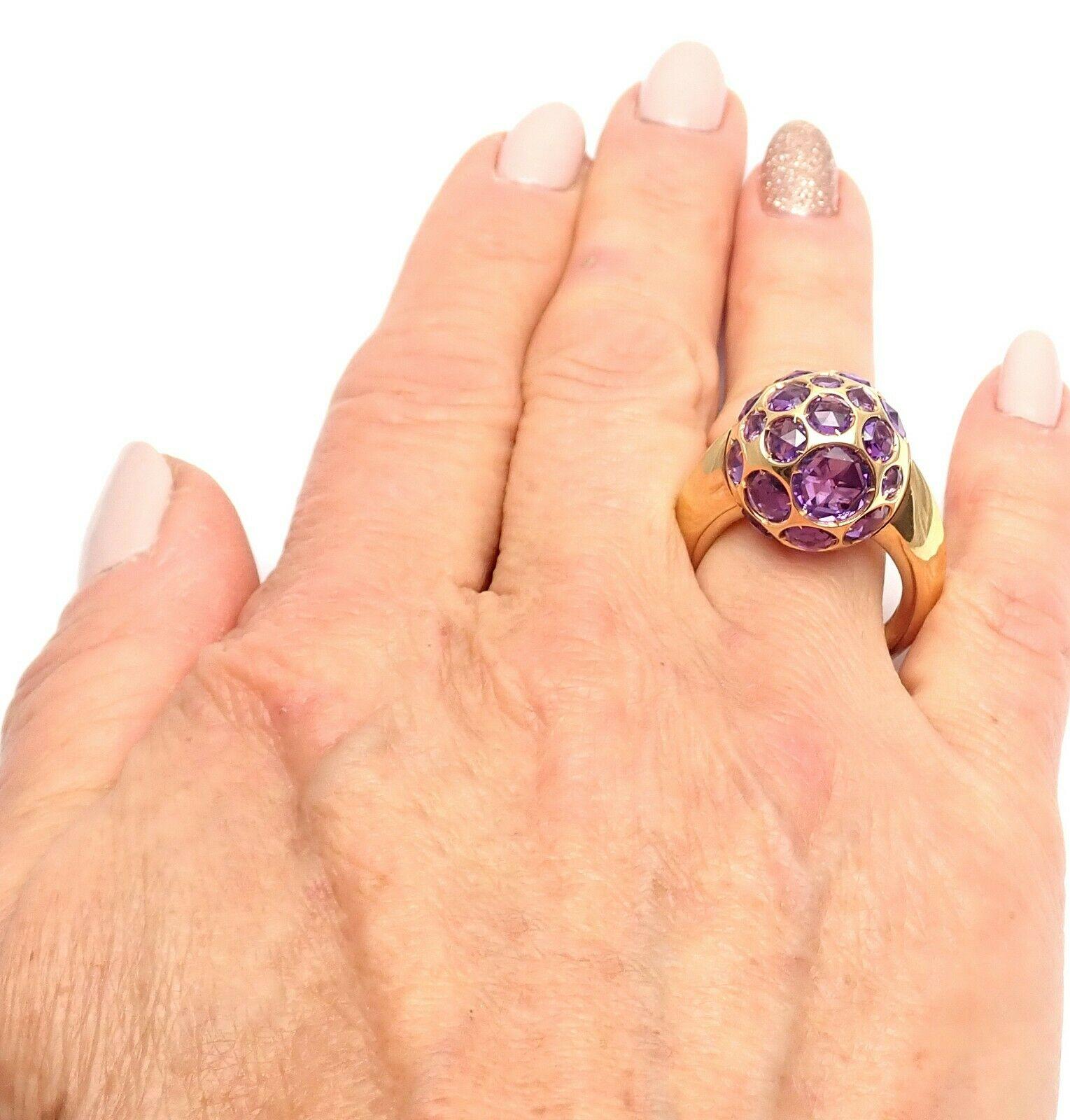 Pomellato Harem Amethyst Rose Gold Ring 3