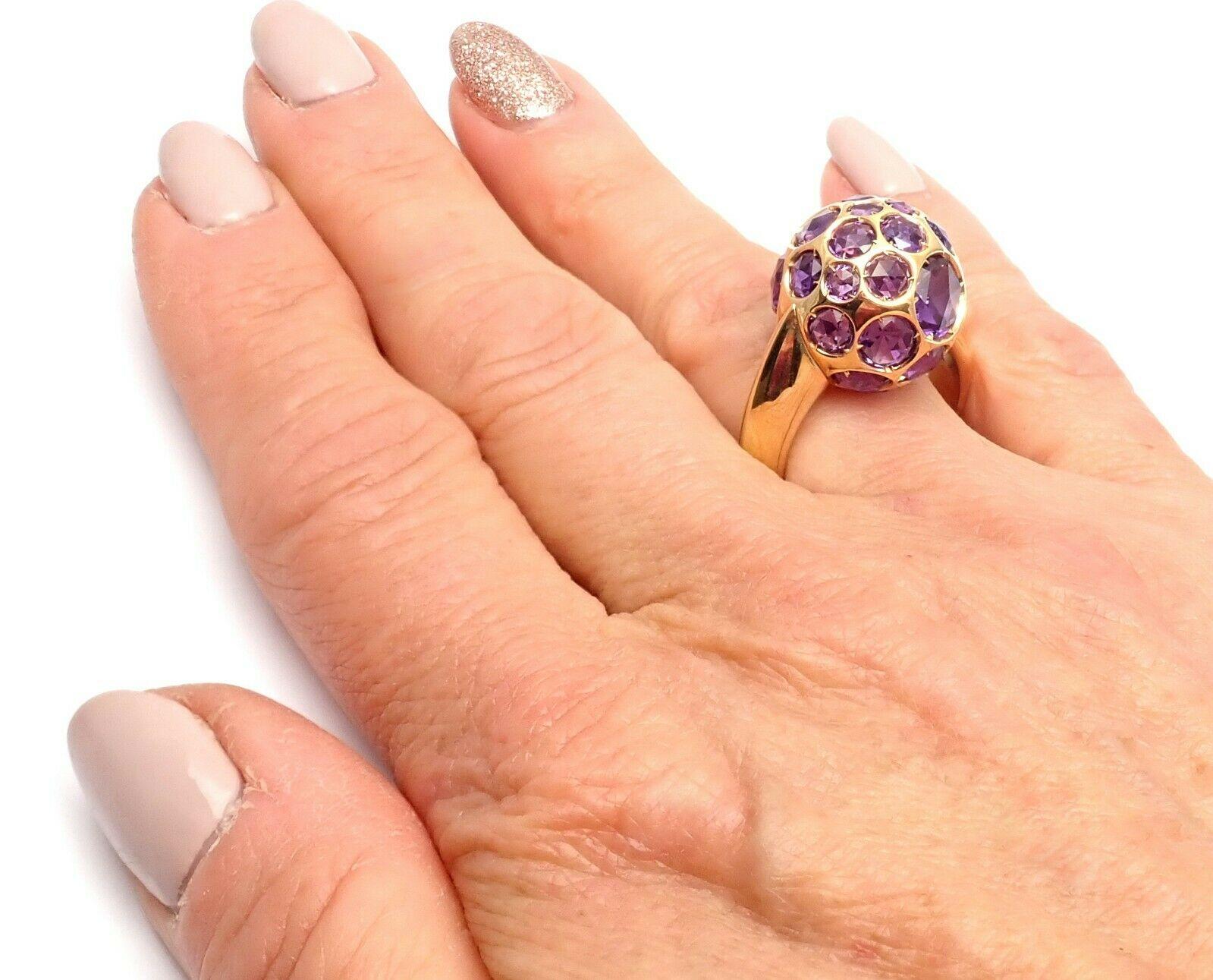 Pomellato Harem Amethyst Rose Gold Ring 4