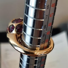 Pomellato Harem Ring in 18 Karat Rose Gold with Rhodolites