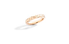 Pomellato Iconica 18 Karat Rose Gold and Diamond Bangle Bracelet