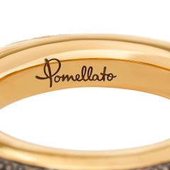 Pomellato Iconica Anillo Diamante Marrón Oro Amarillo 18kt