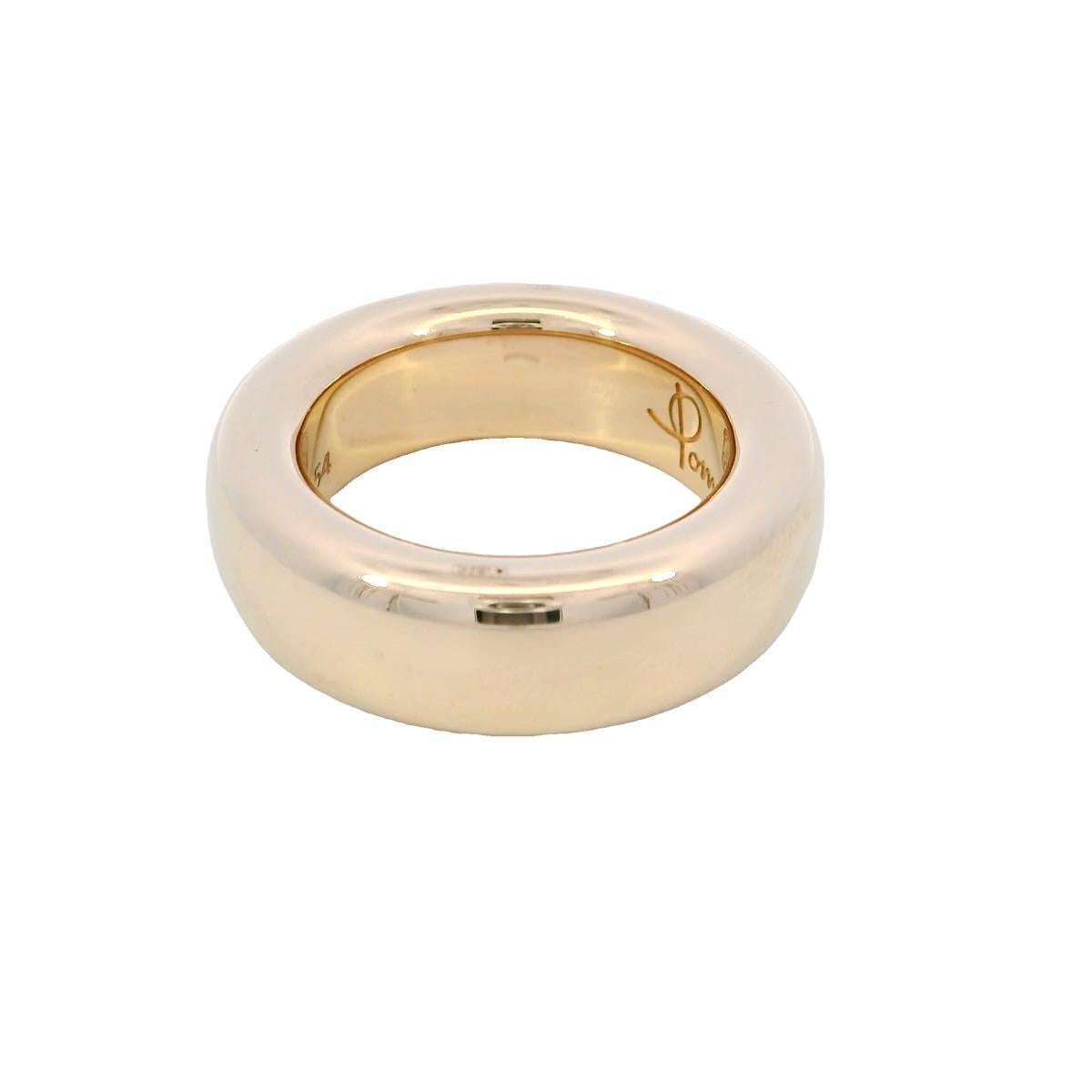 Pomellato Iconica Chunky Doughnut Ring in 18K Rose Gold Size 6.75 5