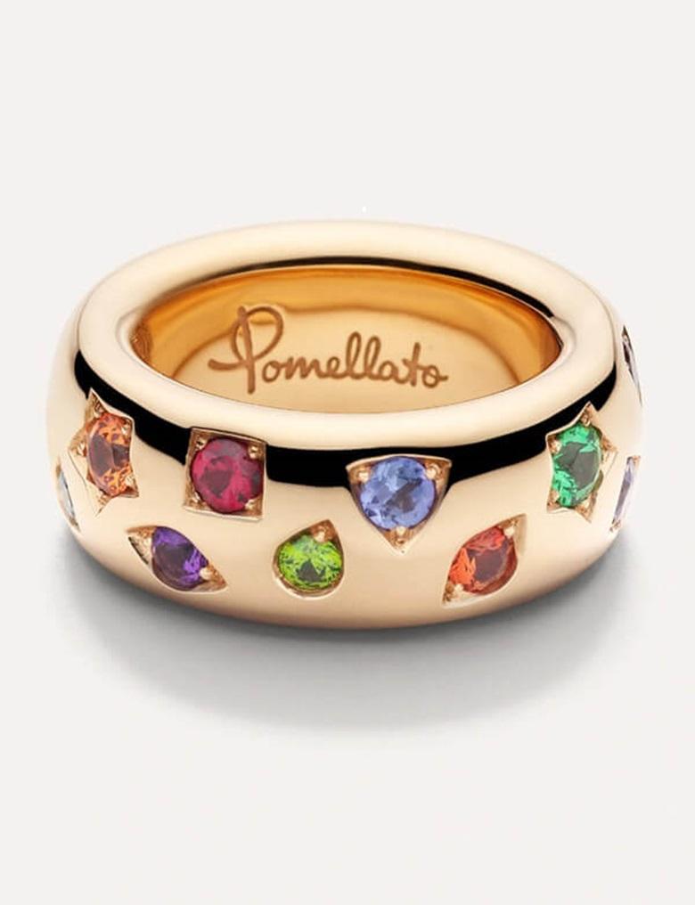 Reference: PAB9011O7000000VA
Categorie: Ring
Collection: Iconica
Material: Pink gold
Carat: Pink tourmaline, Orange sapphire, Sapphire, Tsavorite, Spinel, Zirconium, Tanzanite, Amethyst